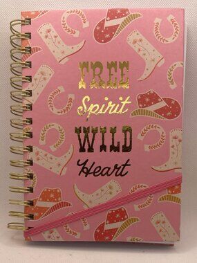 Pink & Gold "HOWDY" Writing Journal by Scribble Scribe (Jrn9)